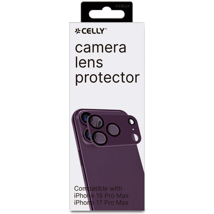 Protecție pentru obiectivul camerei iPhone 18/17 Pro Max – Cherry