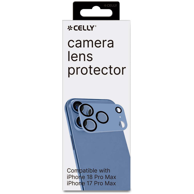 Protecție pentru obiectivul camerei iPhone 18/17 Pro Max – Albastru deschis