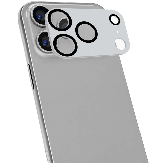 iPhone 18/17 Pro Max Camera Lens Protector – Silver