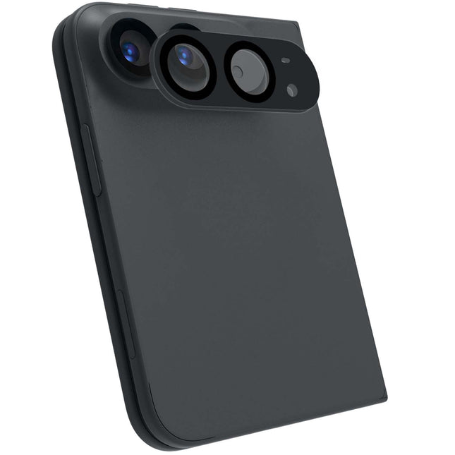 Protector pentru obiectivul camerei iPhone Ultra, sticlă argintie închisă