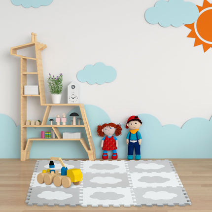 Saltea puzzle cu 18 piese Cloud