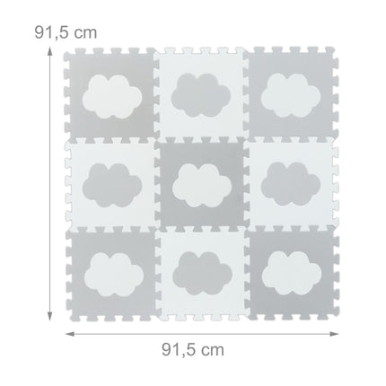 Saltea puzzle cu 18 piese Cloud