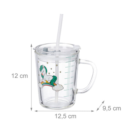 set de 2 ochelari pentru copii cu motiv cal