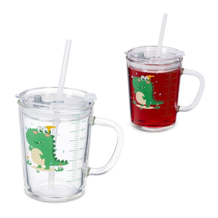 set de 2 ochelari pentru copii cu motive de dinozauri