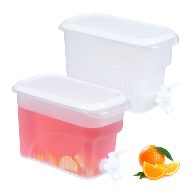 set of 2 drinking buckets refrigerator 3 l