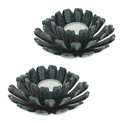 set de 2 suporturi pentru canapea in forma de floare