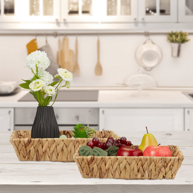 set de 2 vase cu fructe din zambila de apa