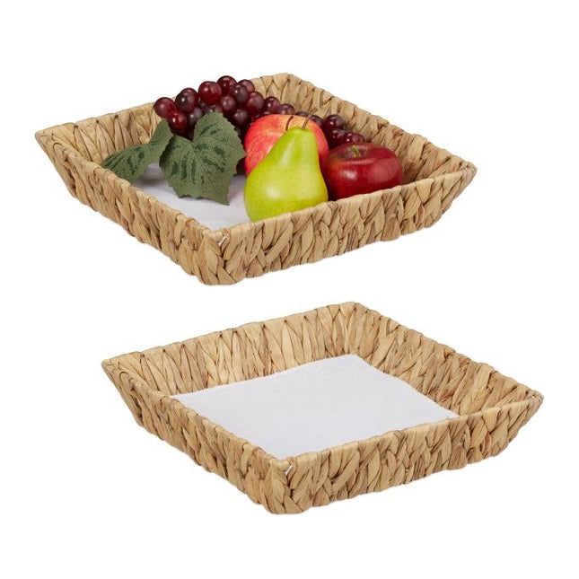 set de 2 vase cu fructe din zambila de apa
