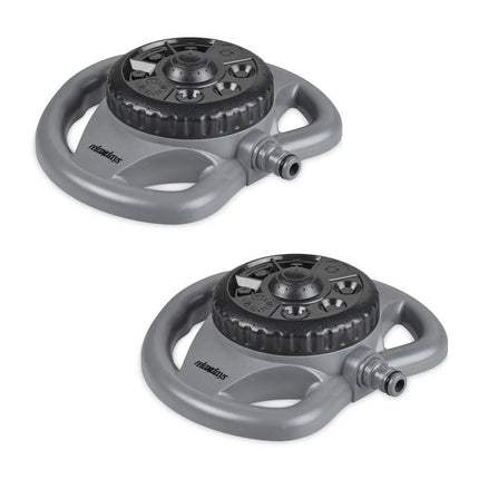 set de 2 aspersoare de gazon 8 pozitii