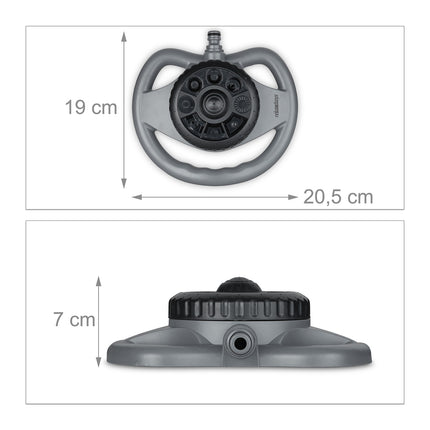set de 2 aspersoare de gazon 8 pozitii