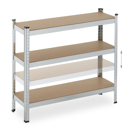 set de 2 rafturi robuste cu 5 nivele