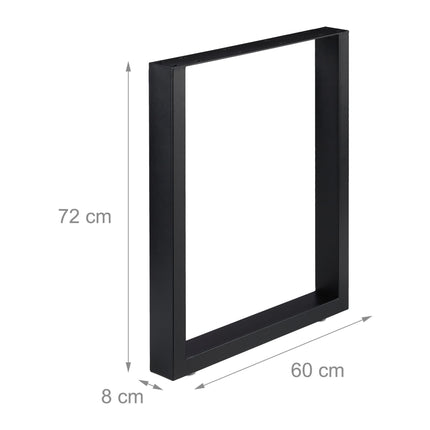 set de 2 canale de masa negre