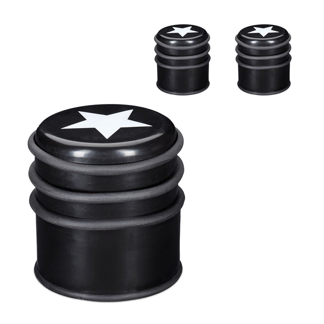 set de 3 opritoare de usa cu motiv stea