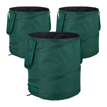set de 3 pungi de frunze autoportante 85L