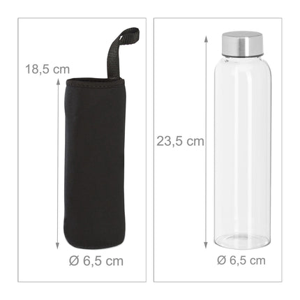 set de 4 sticle de bautura 500 ml