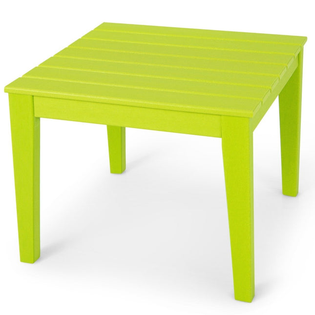 masa patrata pentru copii rezistenta la intemperii masa de joaca durabila verde 64,5 cm x 64,5 cm