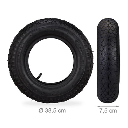 wheel set for 2 wheelbarrows with hose